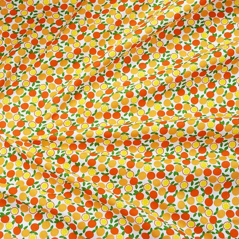 160x50cm Cotton Chino Fruit Pineapple Strawberry Peach Dress Cloth, Bed Sheet Tablecloth Handmade Shell Fabric