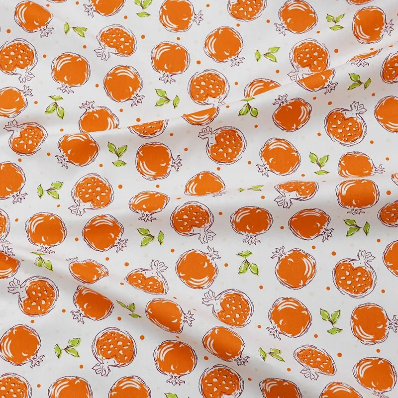 160x50cm Cotton Chino Fruit Pineapple Strawberry Peach Dress Cloth, Bed Sheet Tablecloth Handmade Shell Fabric