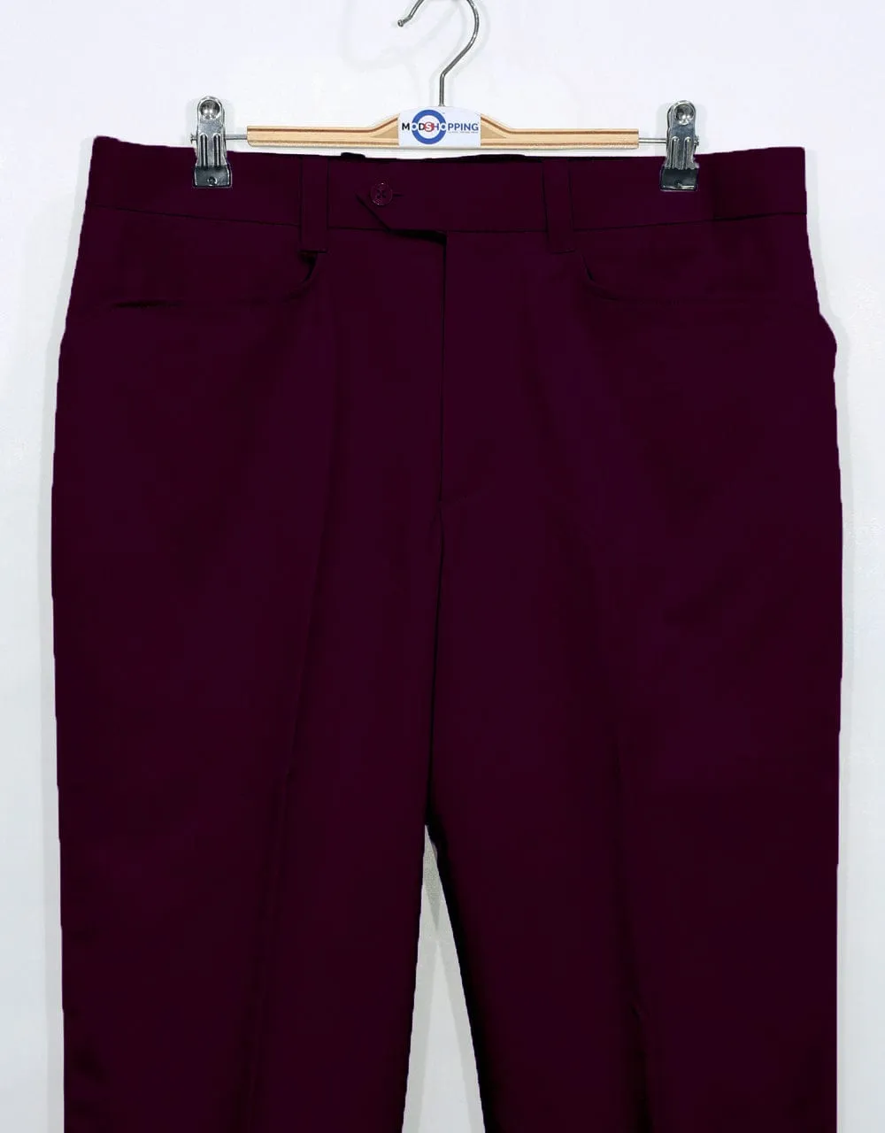 60s Style Purple Chino Trouser