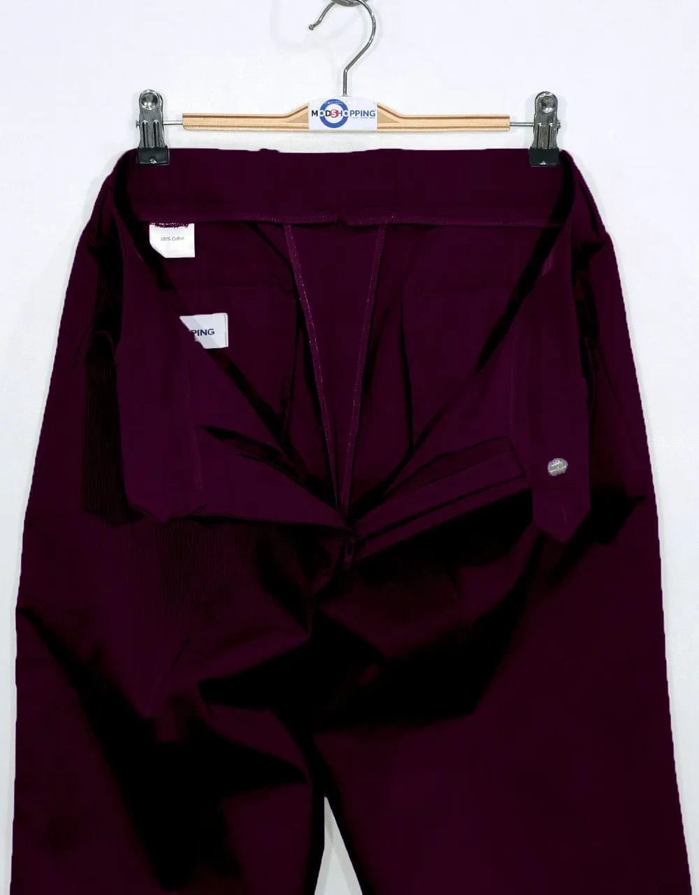 60s Style Purple Chino Trouser