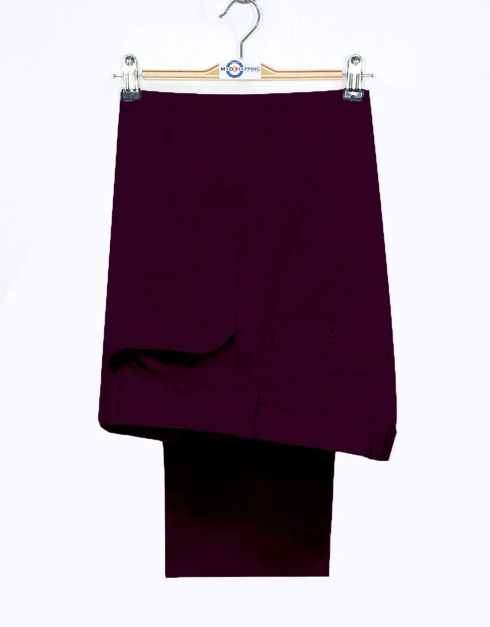 60s Style Purple Chino Trouser