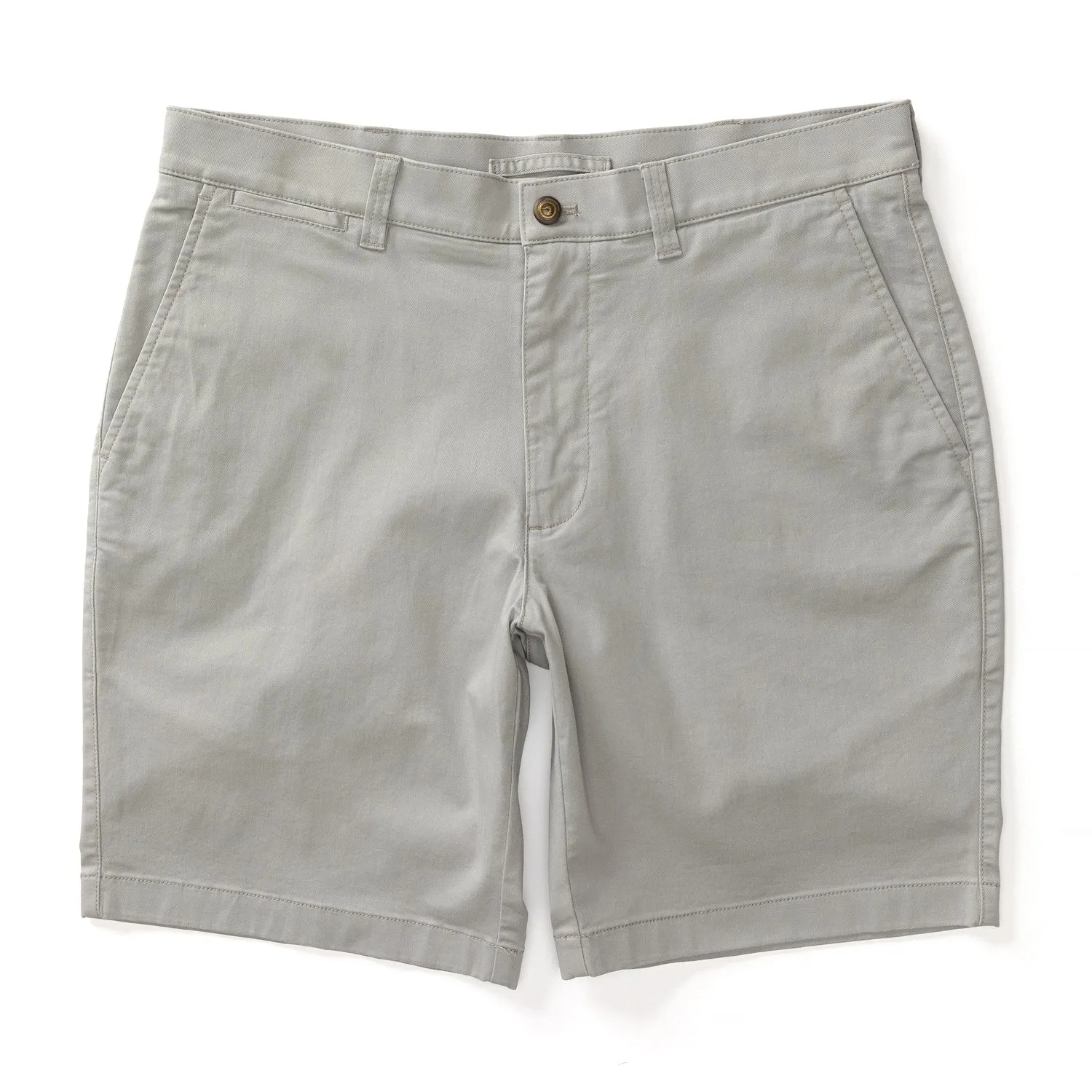 9" Gold School Chino Short - Limestone Gray