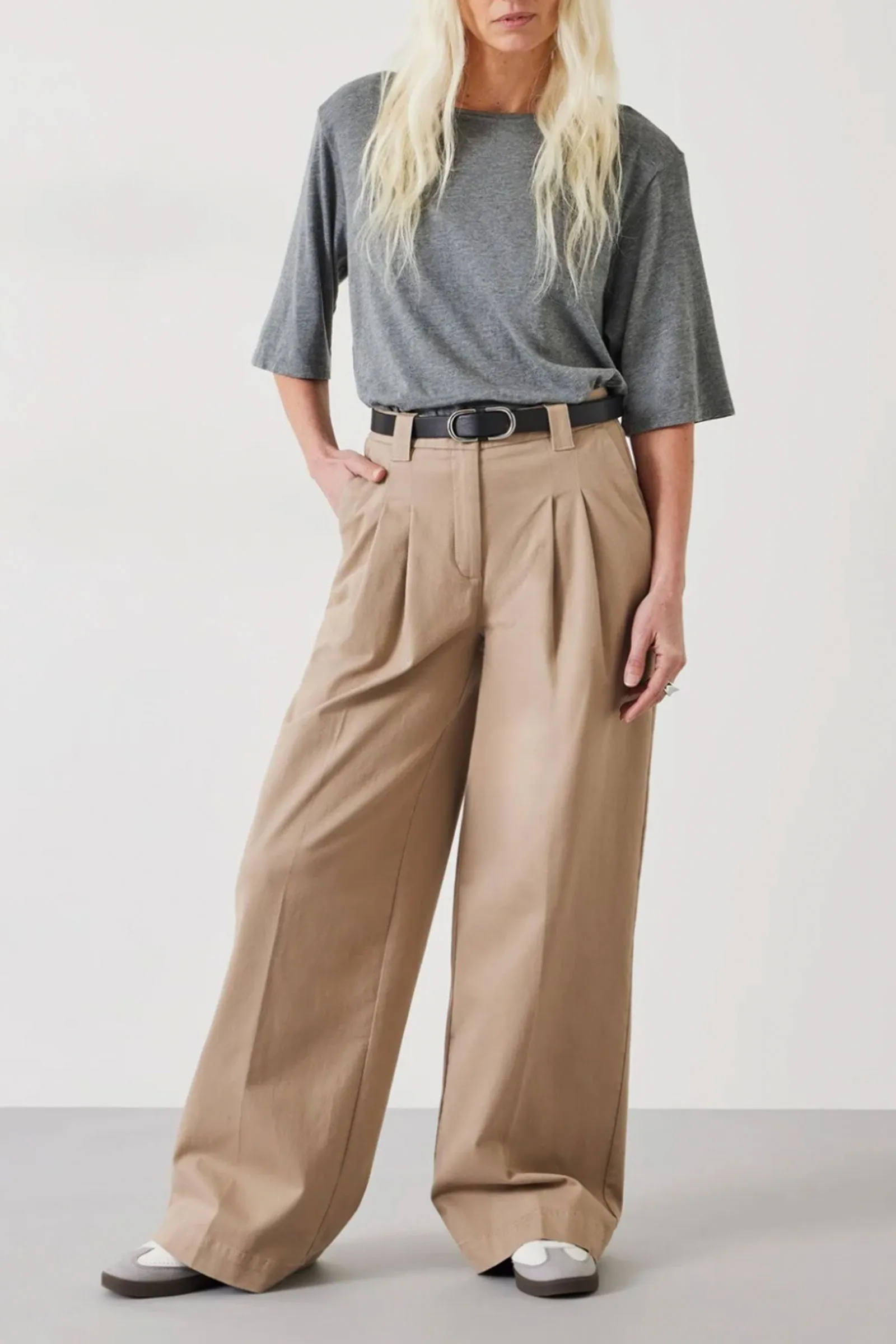 Ali Wide Chino Trousers