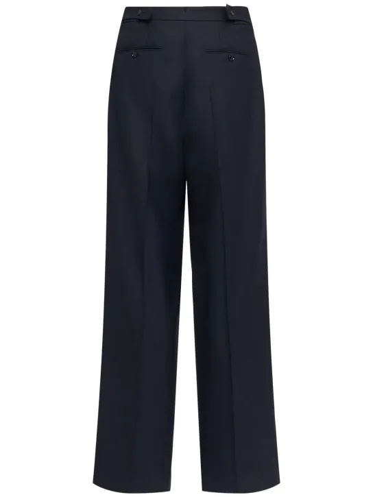 AMI Paris   Oversized wool gabardine pants 