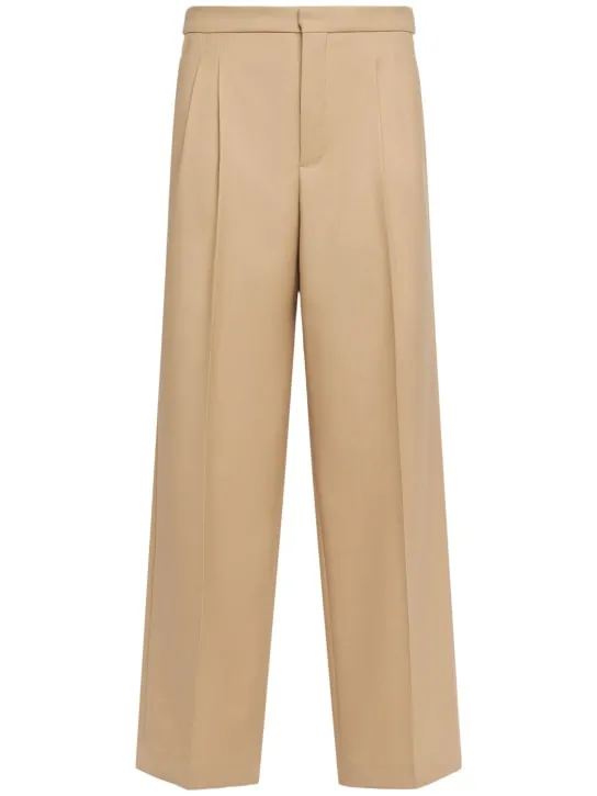 AMI Paris   Oversized wool gabardine pants 