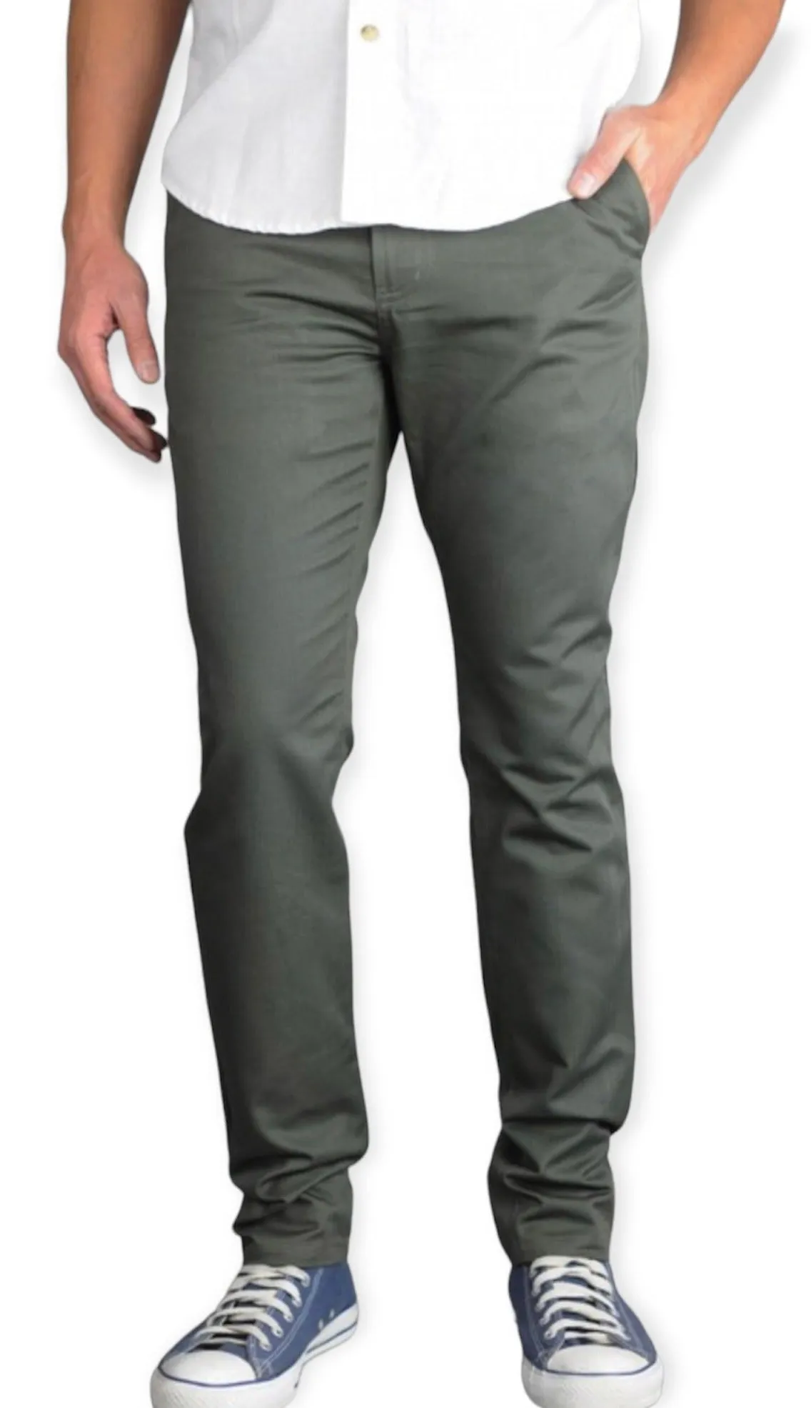 Army Green Chino Pants