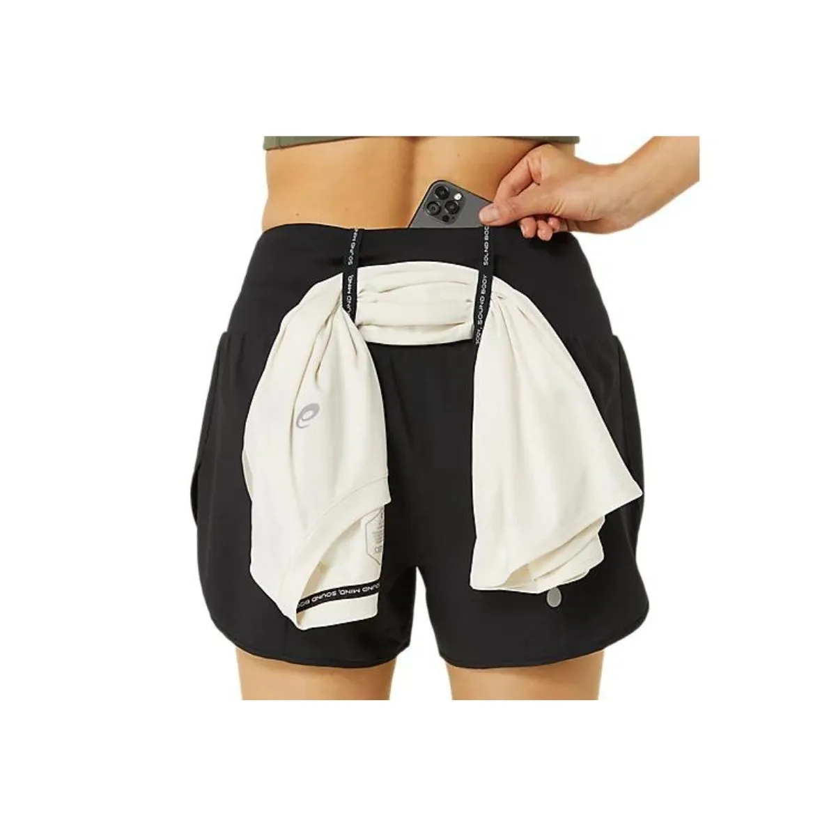 Asics Road 3.5In Black Women's Shorts