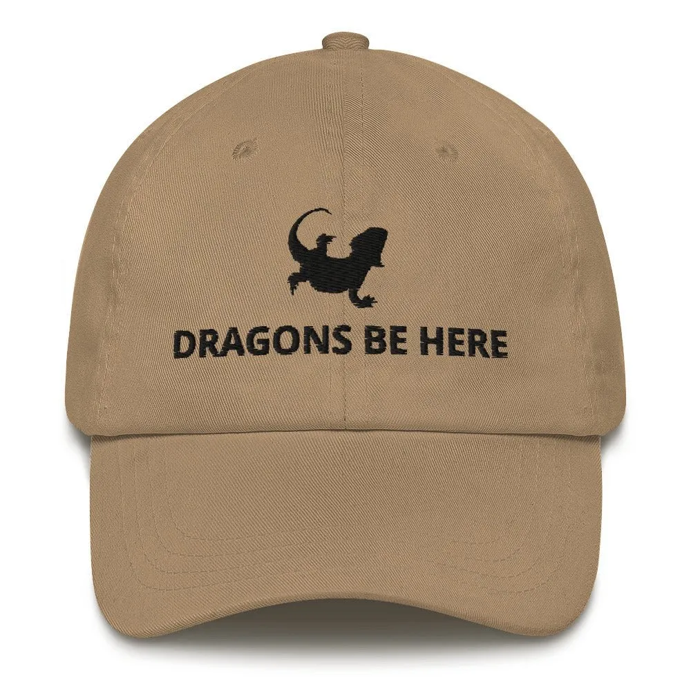 Bearded Dragon Hat | Dragons Be Here | Perfect gift for the beardie lover!