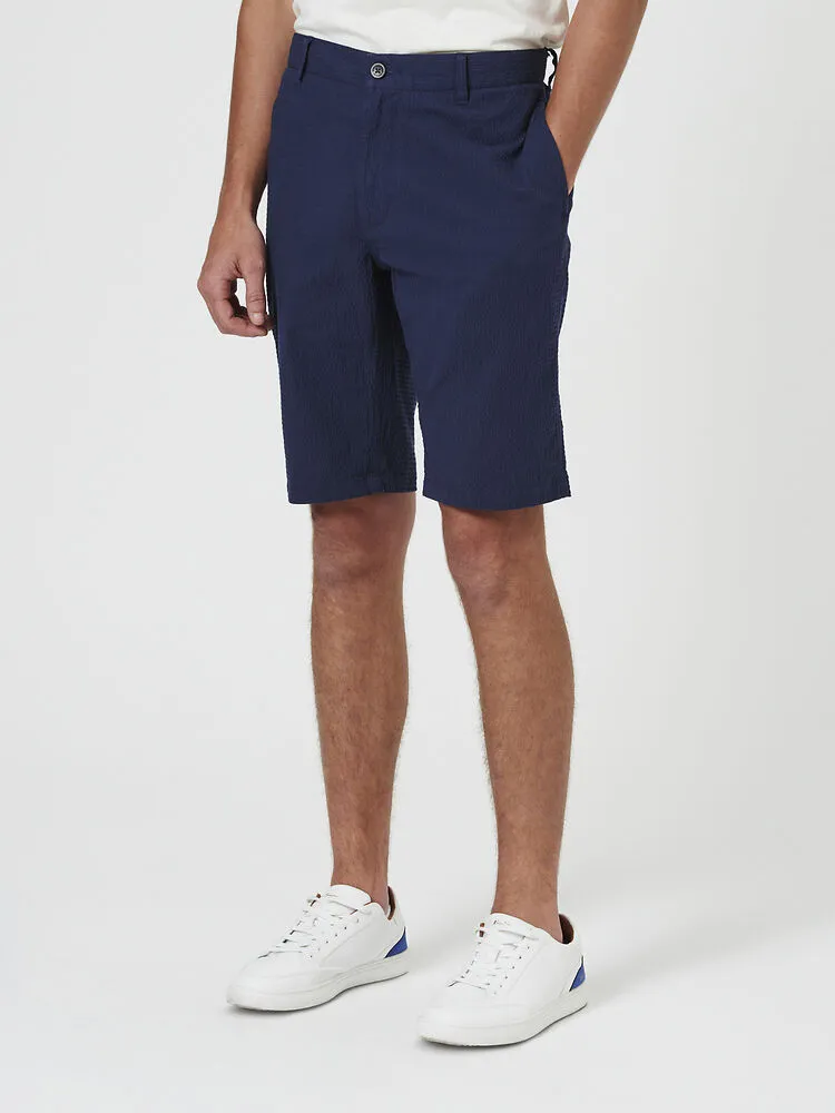 Ben Sherman - Seersucker Short Dark Navy