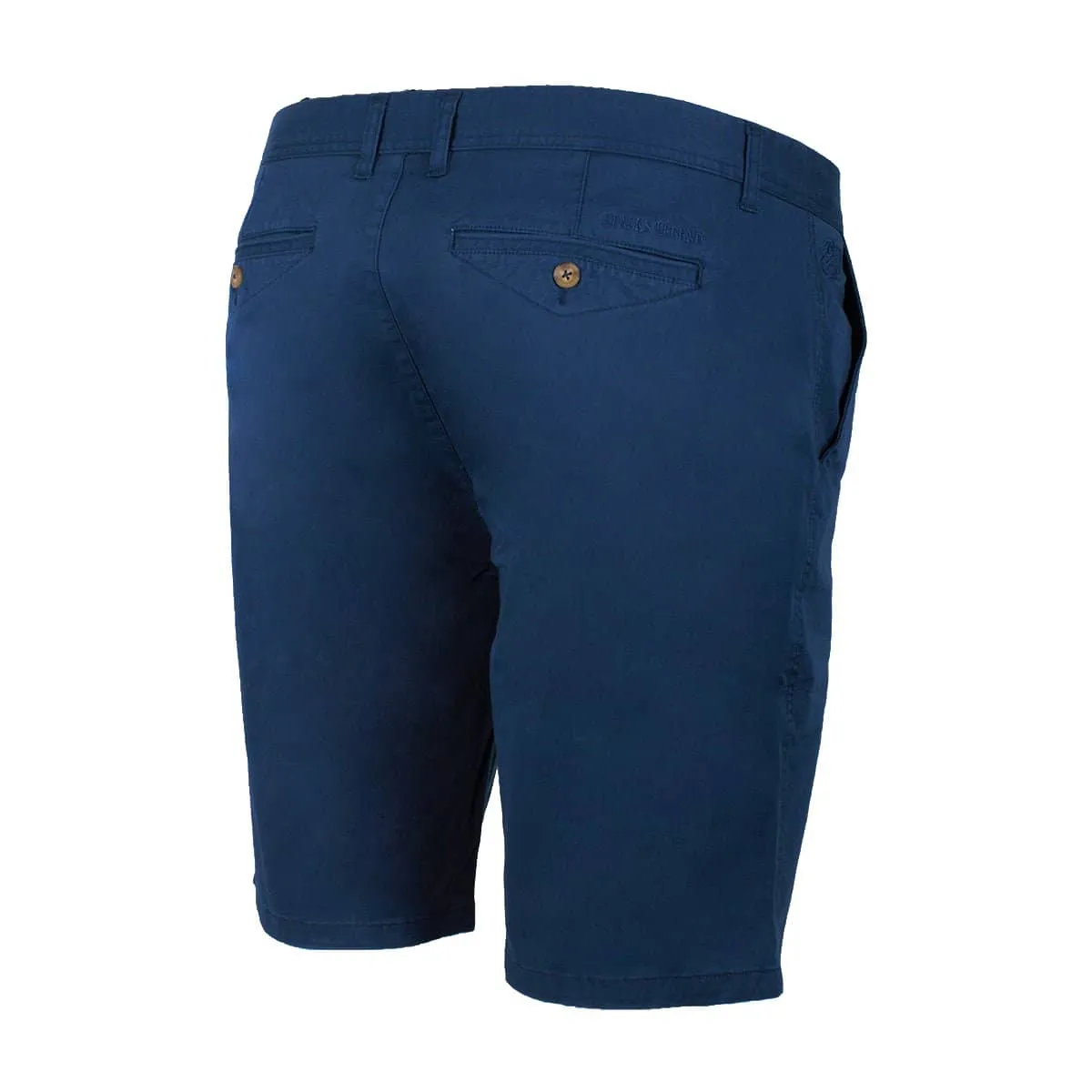 Bermuda chino bleu