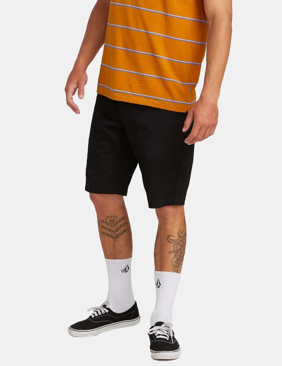 Bermudas Volcom Frickin Modern Strech 21" Negro