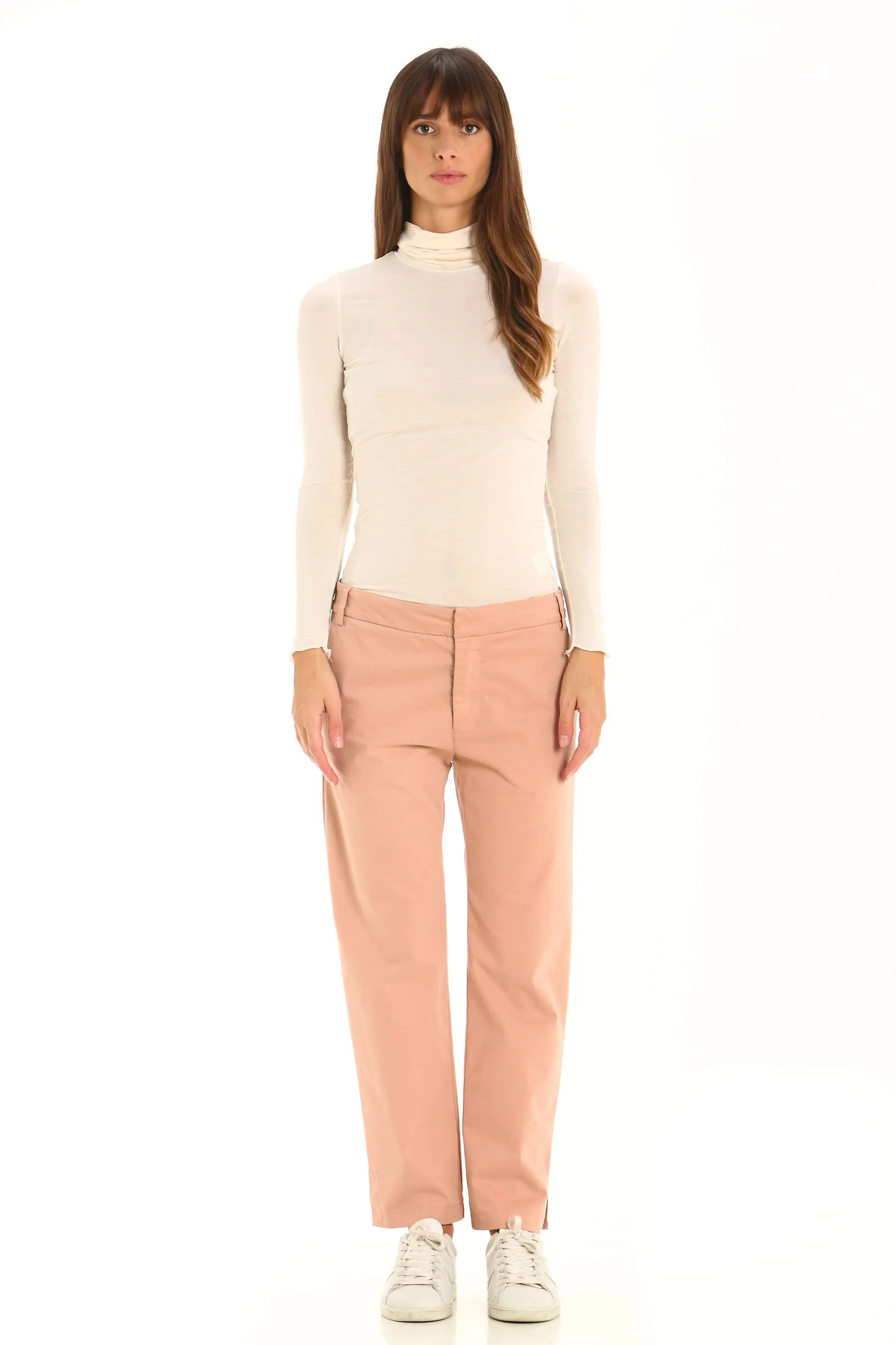 BERTA - GD Satin Peach Chino Pant