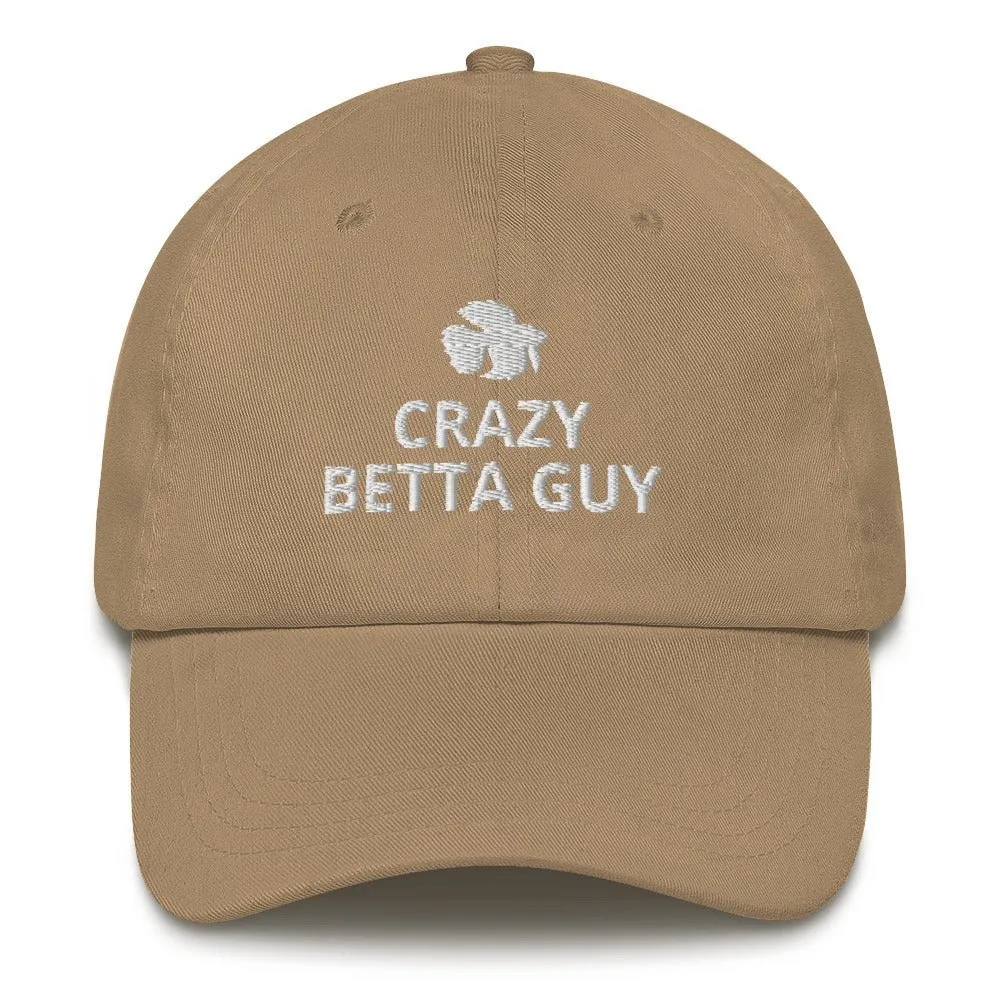 Betta Hat | Crazy Betta Guy | Perfect gift for the Betta Fish lover! | Multiple Hat Colors Available