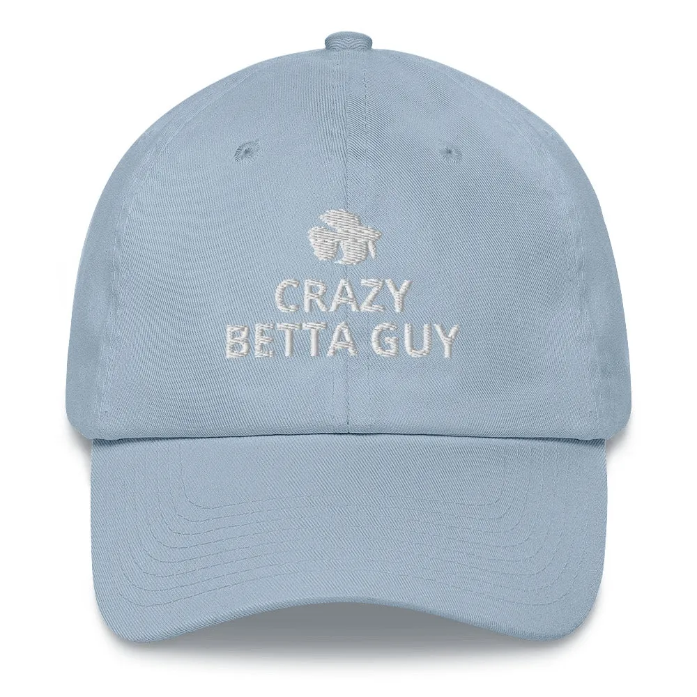 Betta Hat | Crazy Betta Guy | Perfect gift for the Betta Fish lover! | Multiple Hat Colors Available