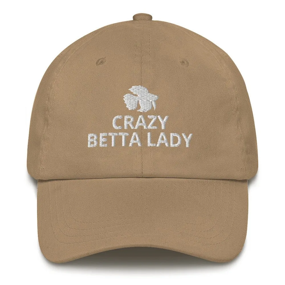 Betta Hat | Crazy Betta Lady | Perfect gift for the Betta Fish lover! | Multiple Hat Colors Available