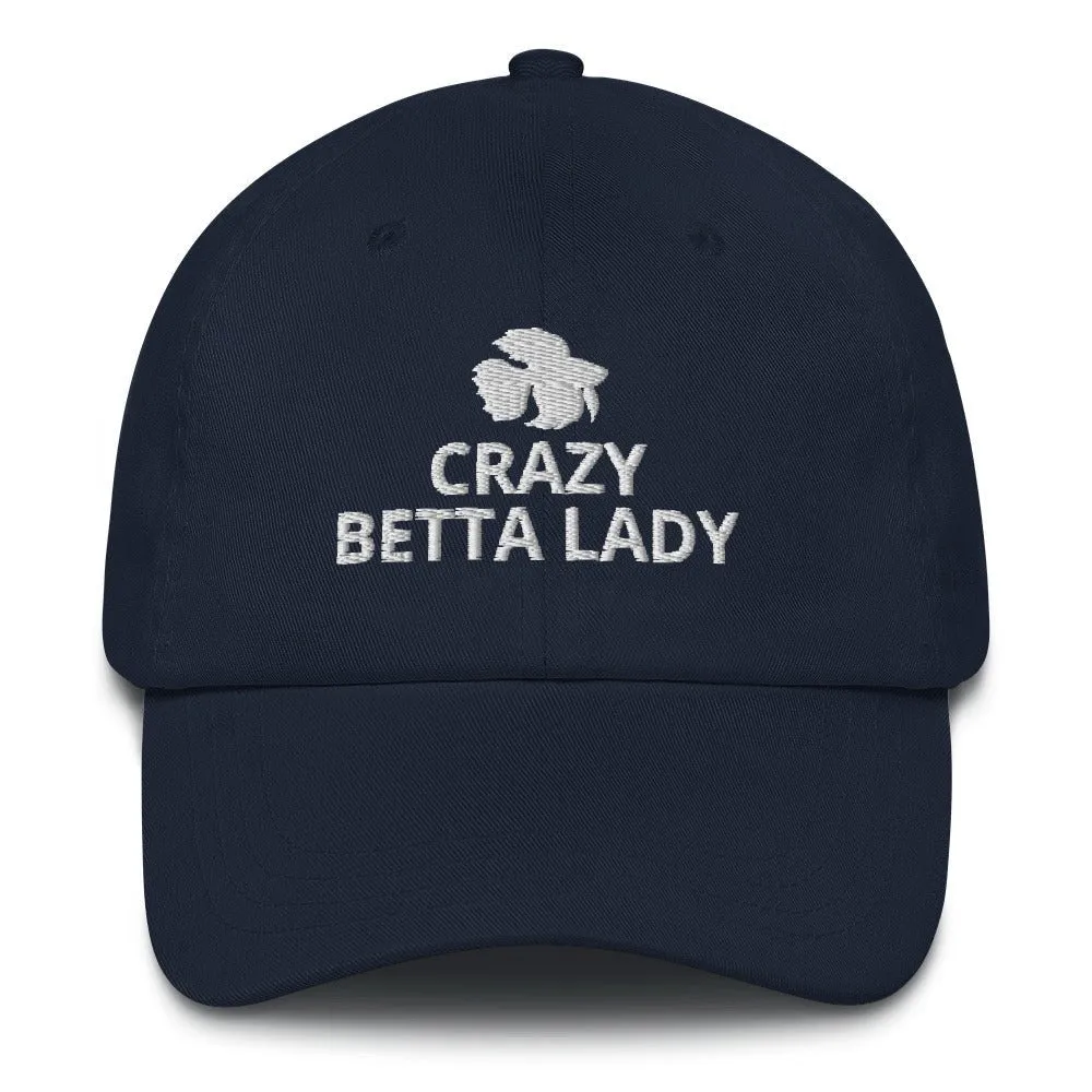 Betta Hat | Crazy Betta Lady | Perfect gift for the Betta Fish lover! | Multiple Hat Colors Available