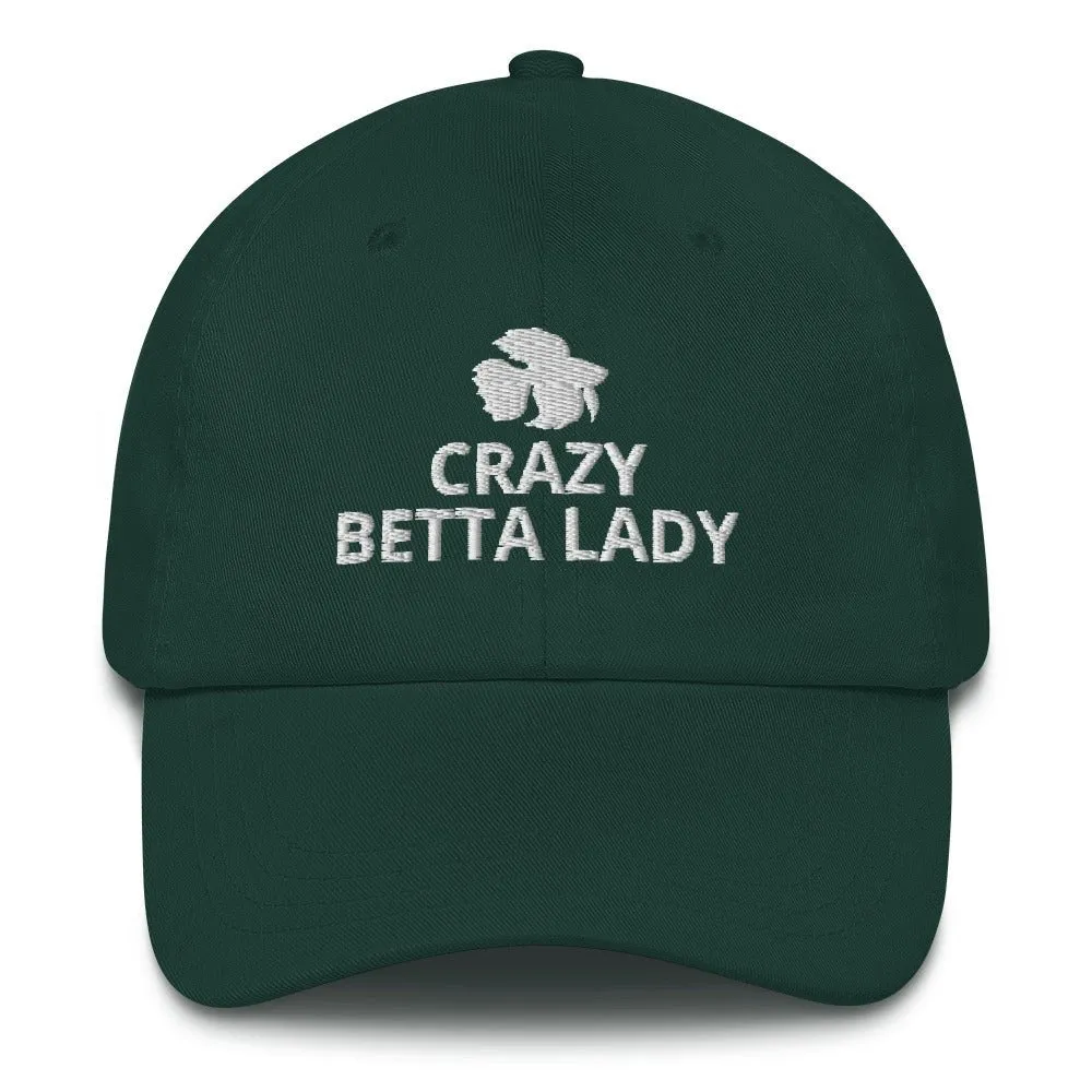 Betta Hat | Crazy Betta Lady | Perfect gift for the Betta Fish lover! | Multiple Hat Colors Available