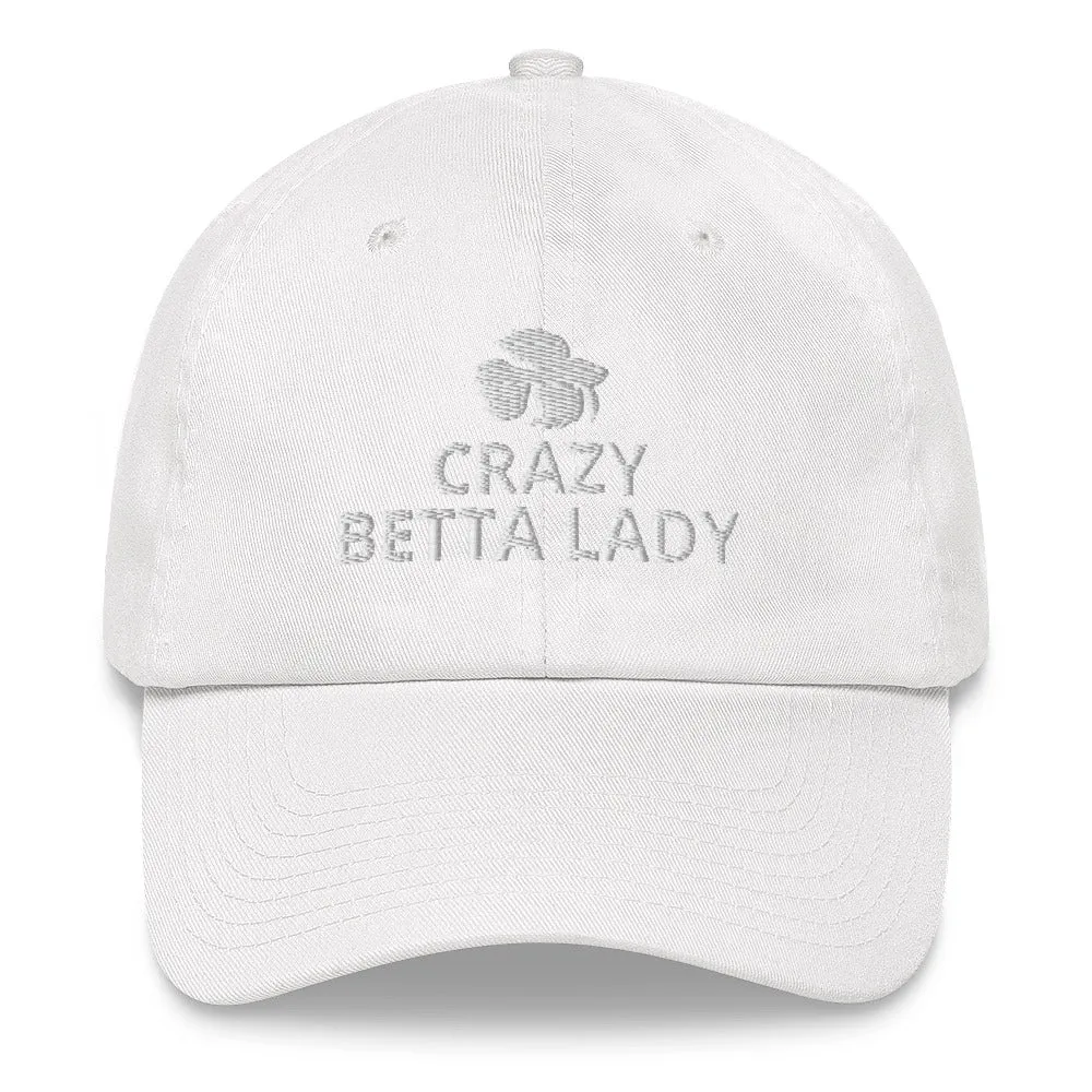 Betta Hat | Crazy Betta Lady | Perfect gift for the Betta Fish lover! | Multiple Hat Colors Available