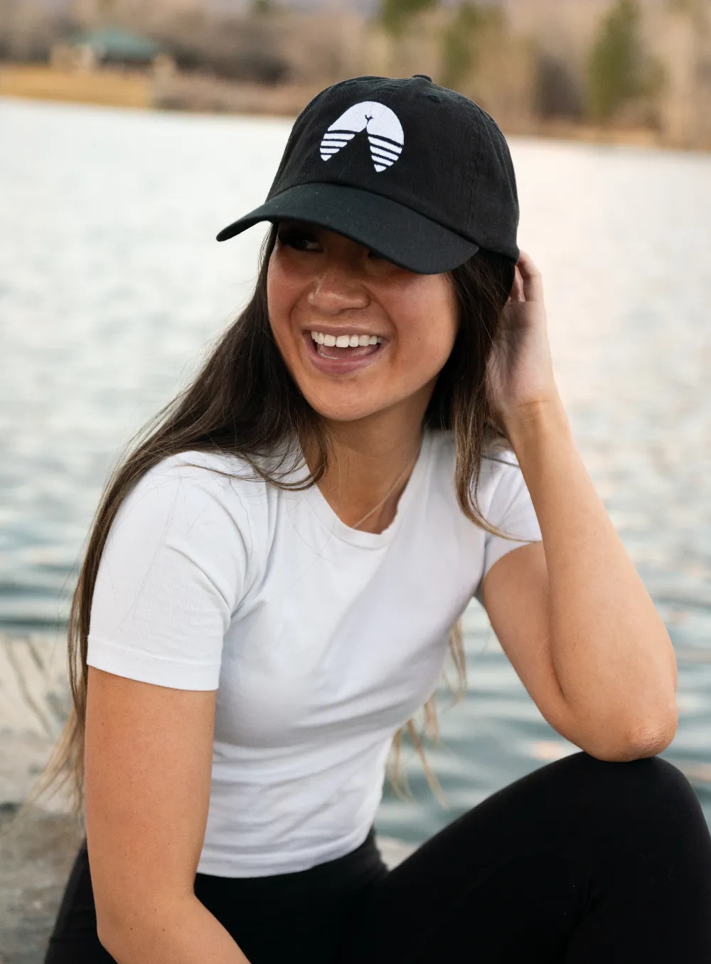 Black Logo Dad Cap