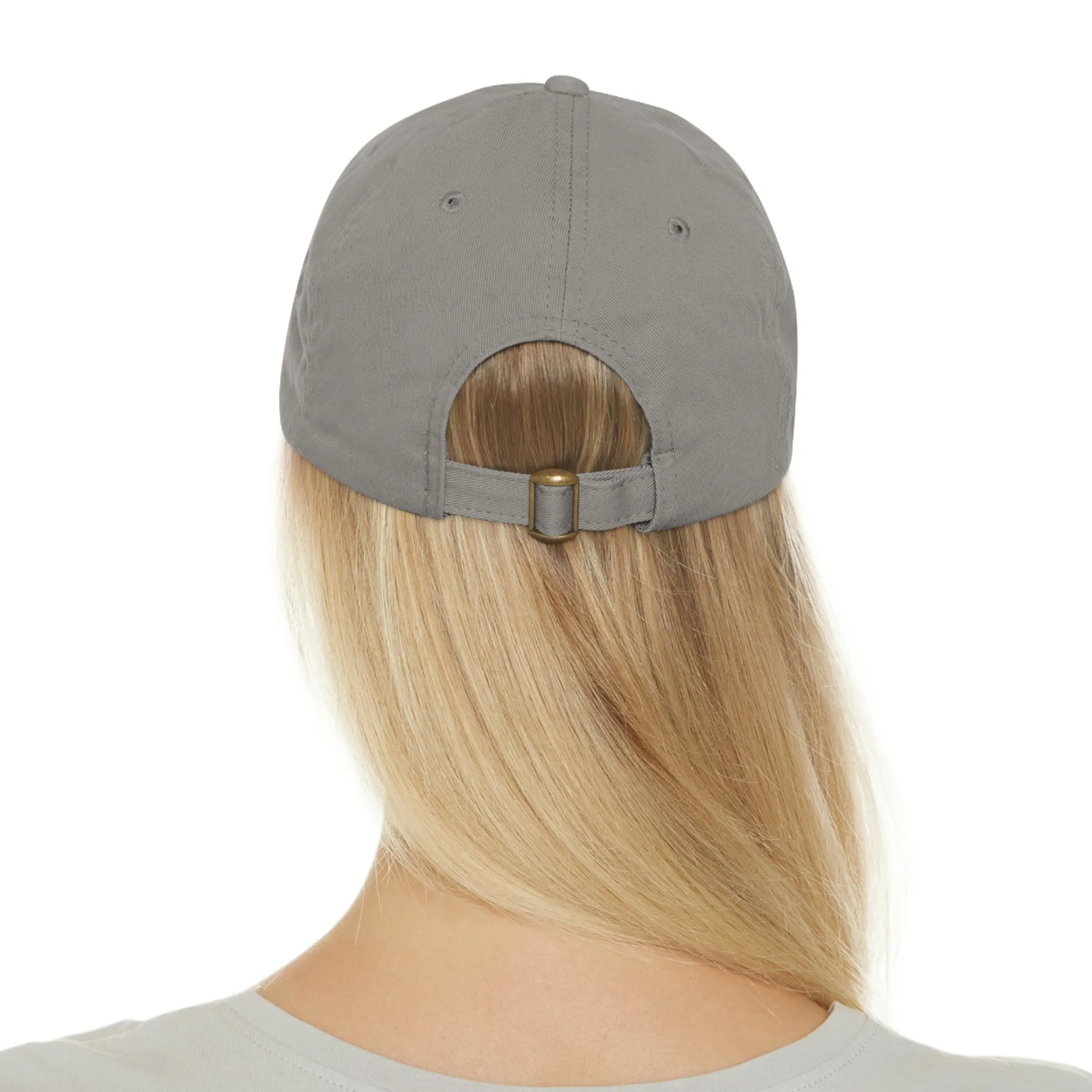 Born to Ride Horse POD Dad Hat with Leather Patch (Round)