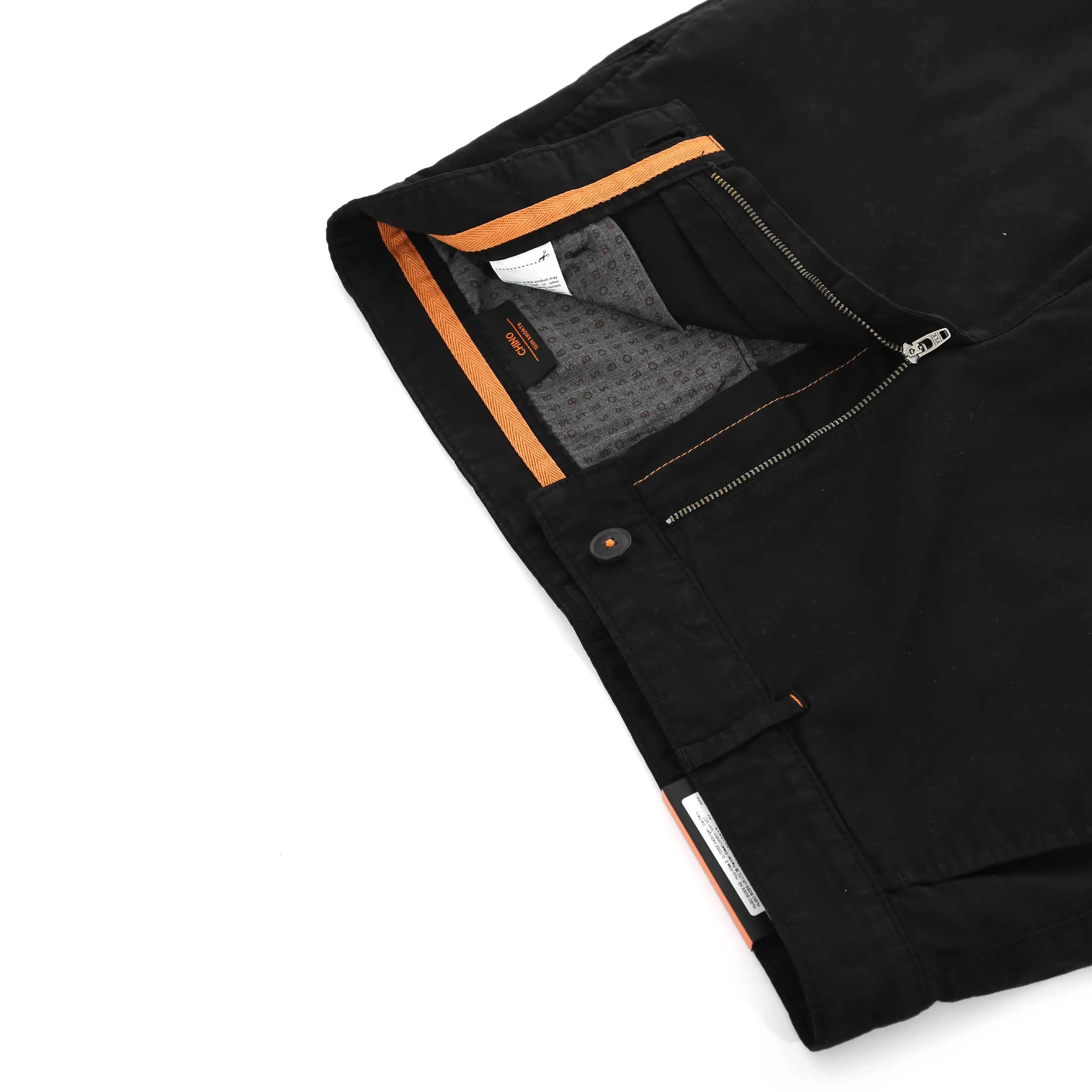 BOSS Chino Slim Shorts in Black