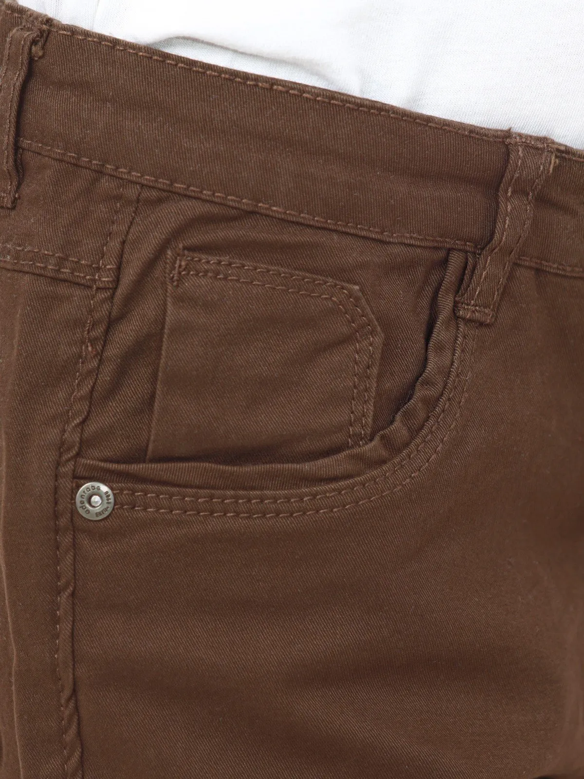 Boy's Brown Chino Pant - EBBCP22-005