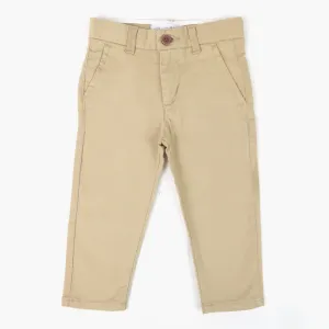 Boys Cotton Chino Pant - Khaki