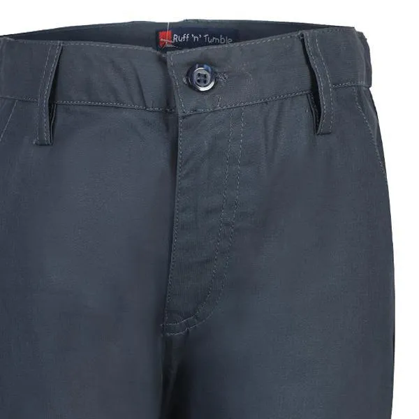 BOYS NAVY BLUE CHINO TROUSER