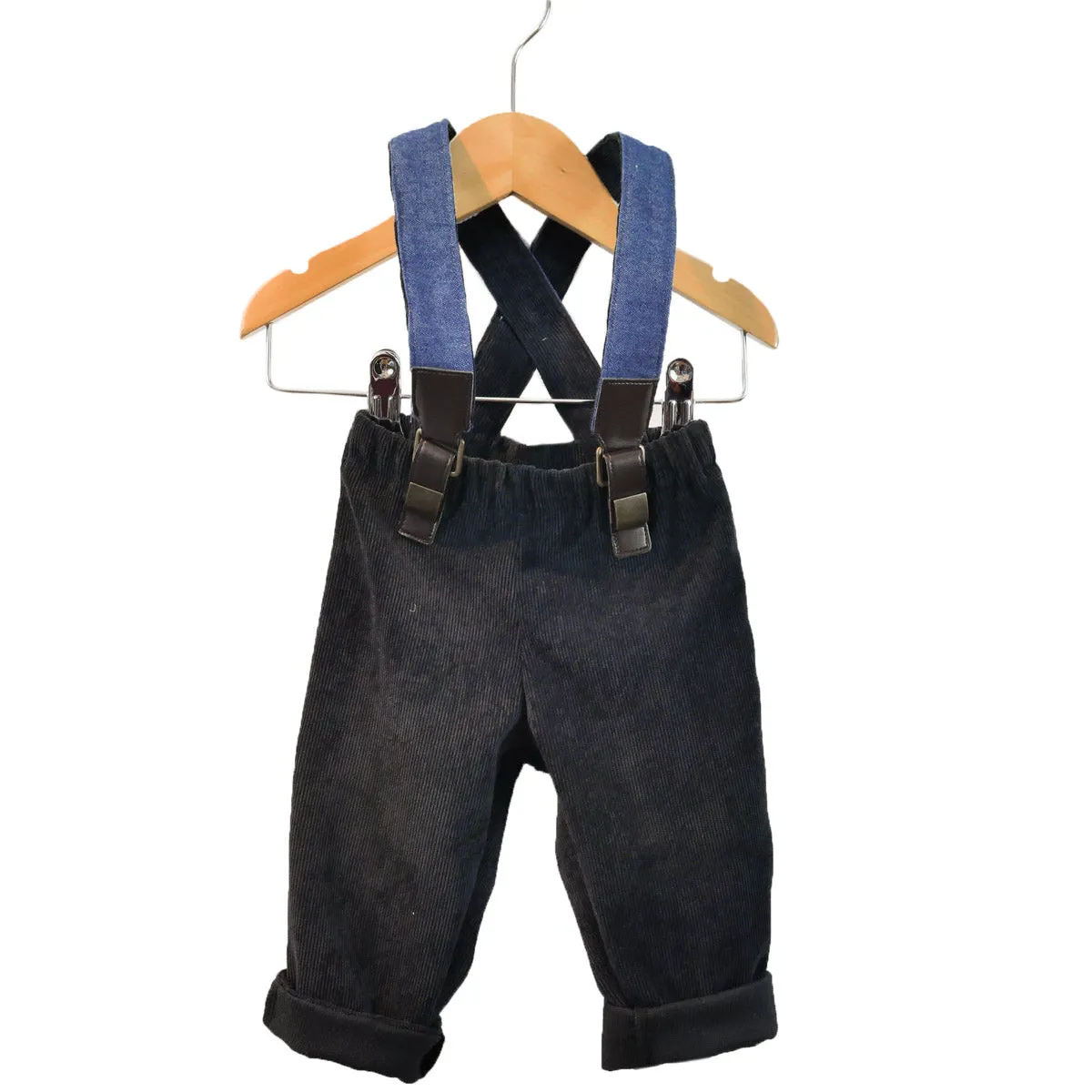 BRIGHTON Pants/shorty with Suspenders - 6M/4Y- Paper Sewing Pattern