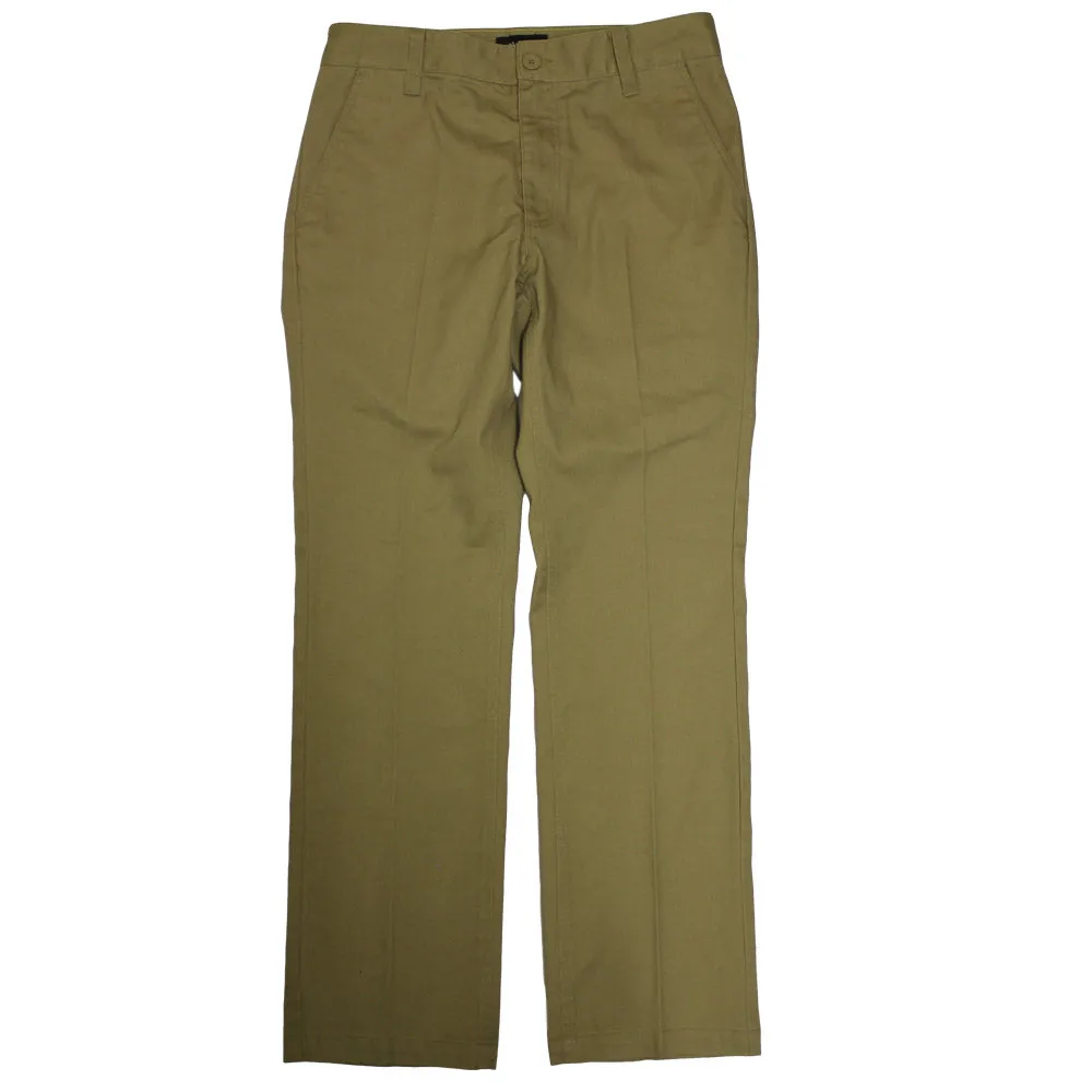 Brixton Fleet Heavy Chino Trousers Khaki