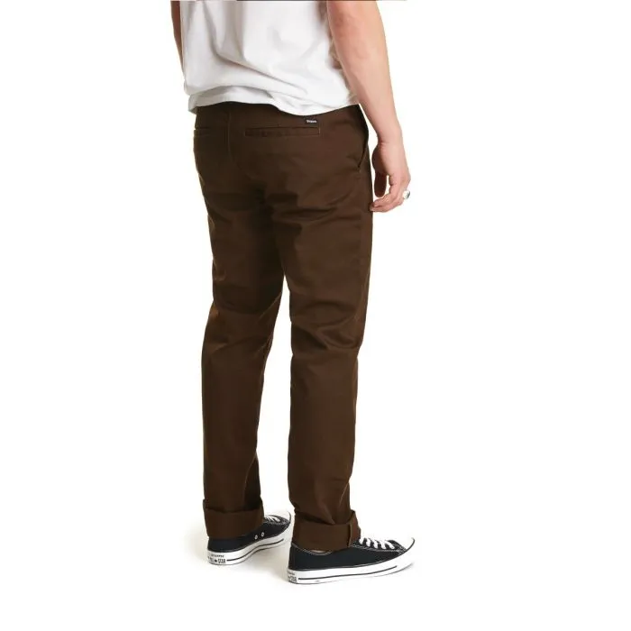 BRIXTON RESERVE CHINO PANT - BROWN