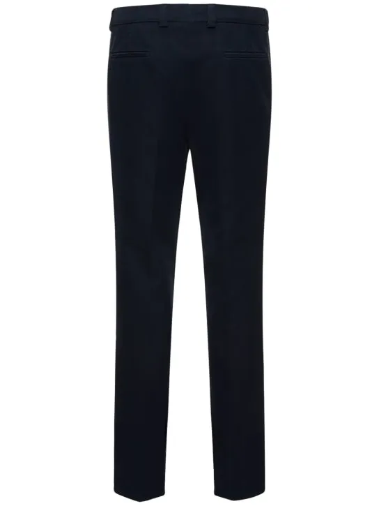 Brunello Cucinelli   Cotton gabardine straight pants 