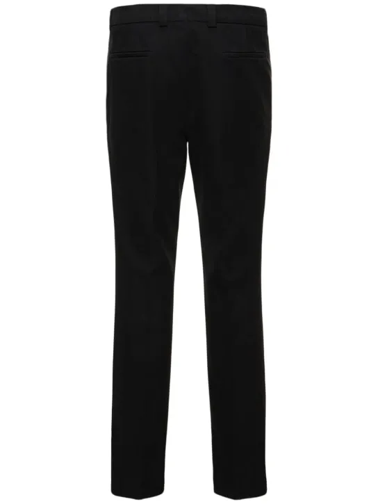 Brunello Cucinelli   Cotton gabardine straight pants 