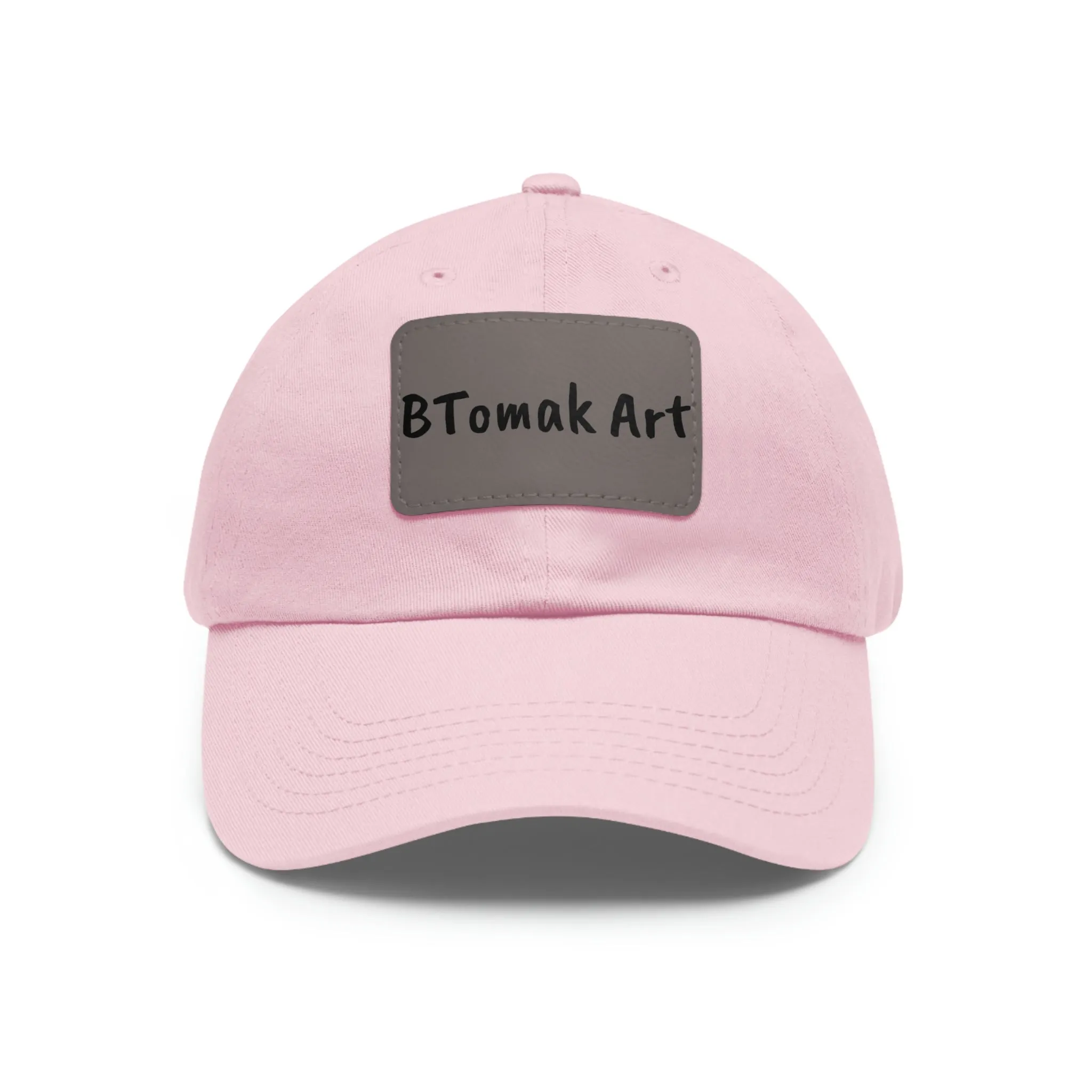 BTomak Art Dad Hat with Leather Patch