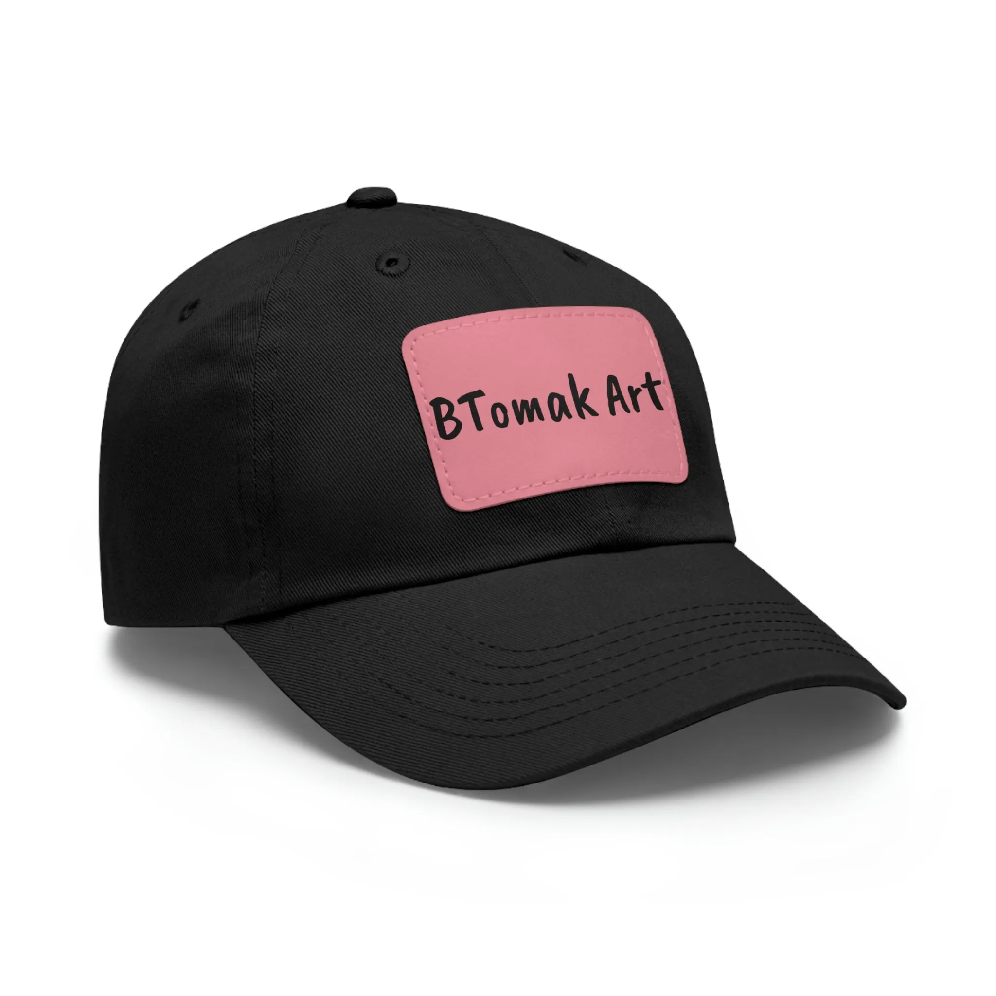 BTomak Art Dad Hat with Leather Patch