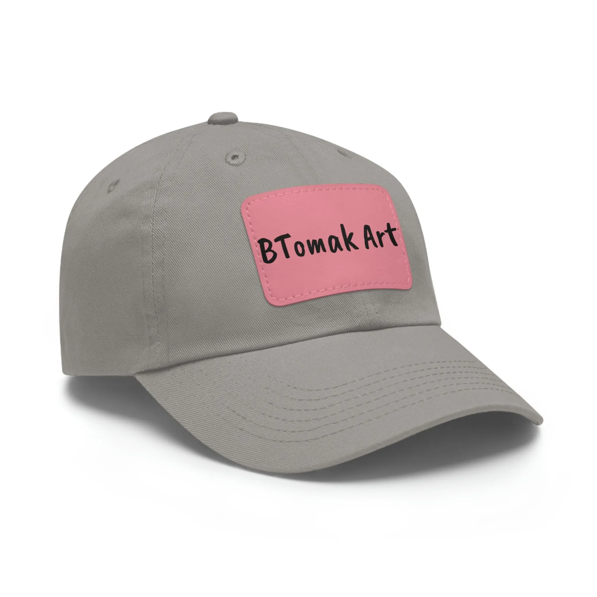 BTomak Art Dad Hat with Leather Patch