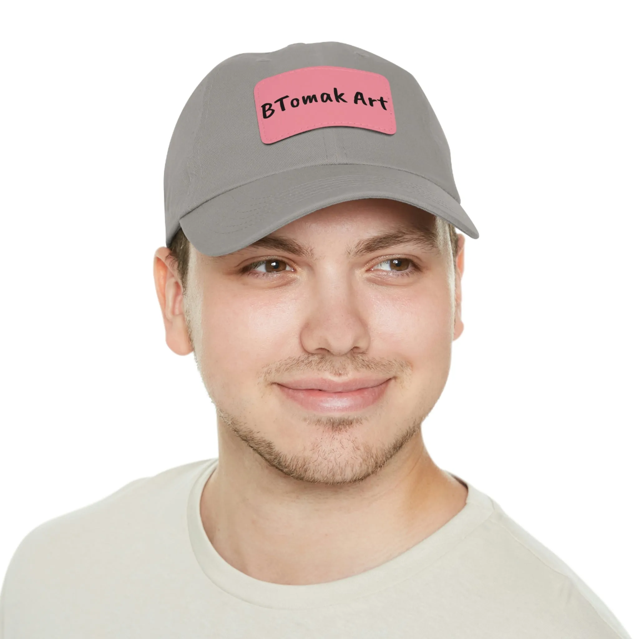 BTomak Art Dad Hat with Leather Patch