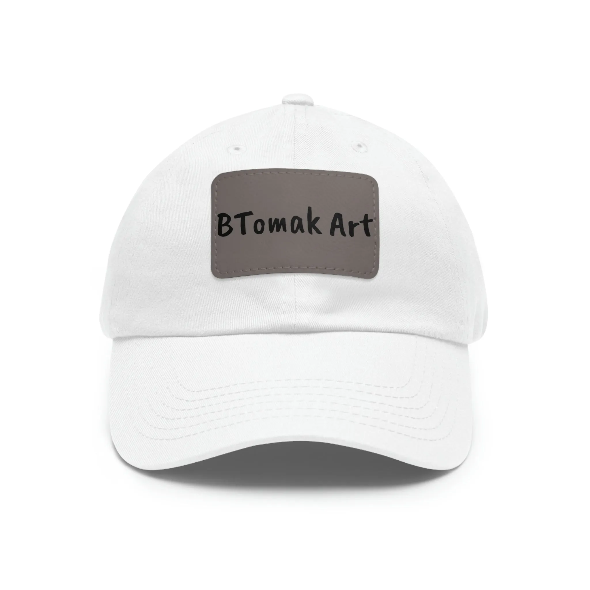 BTomak Art Dad Hat with Leather Patch