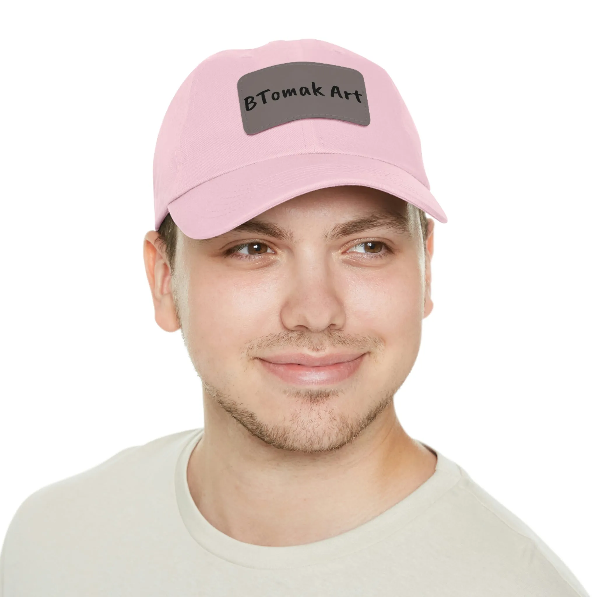 BTomak Art Dad Hat with Leather Patch