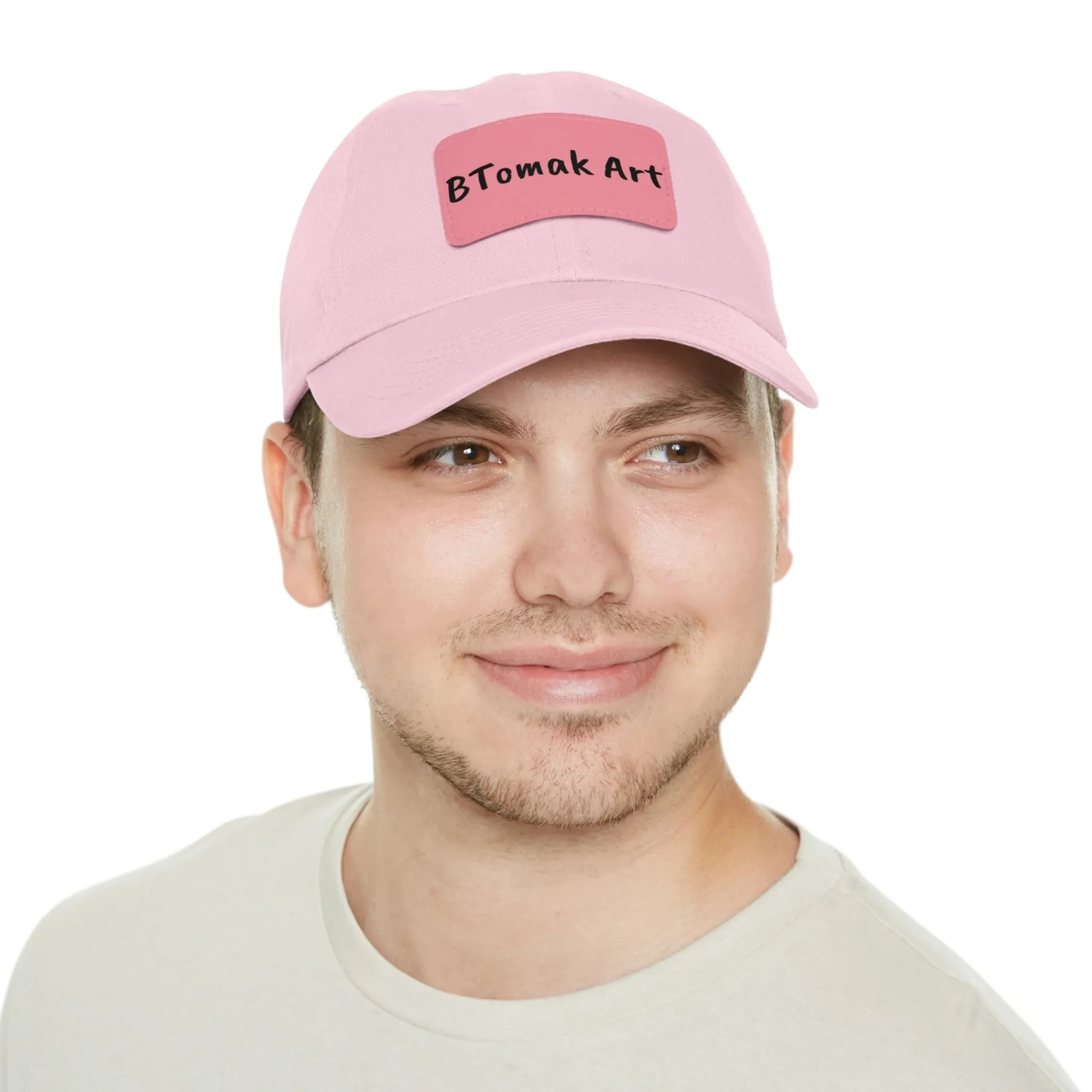 BTomak Art Dad Hat with Leather Patch