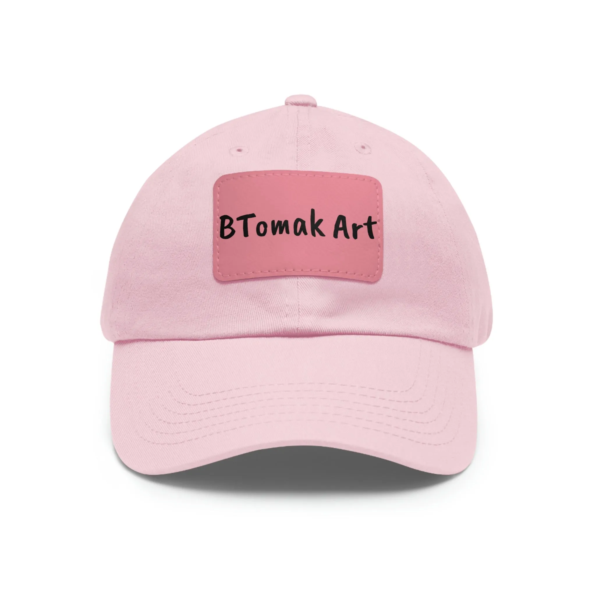 BTomak Art Dad Hat with Leather Patch