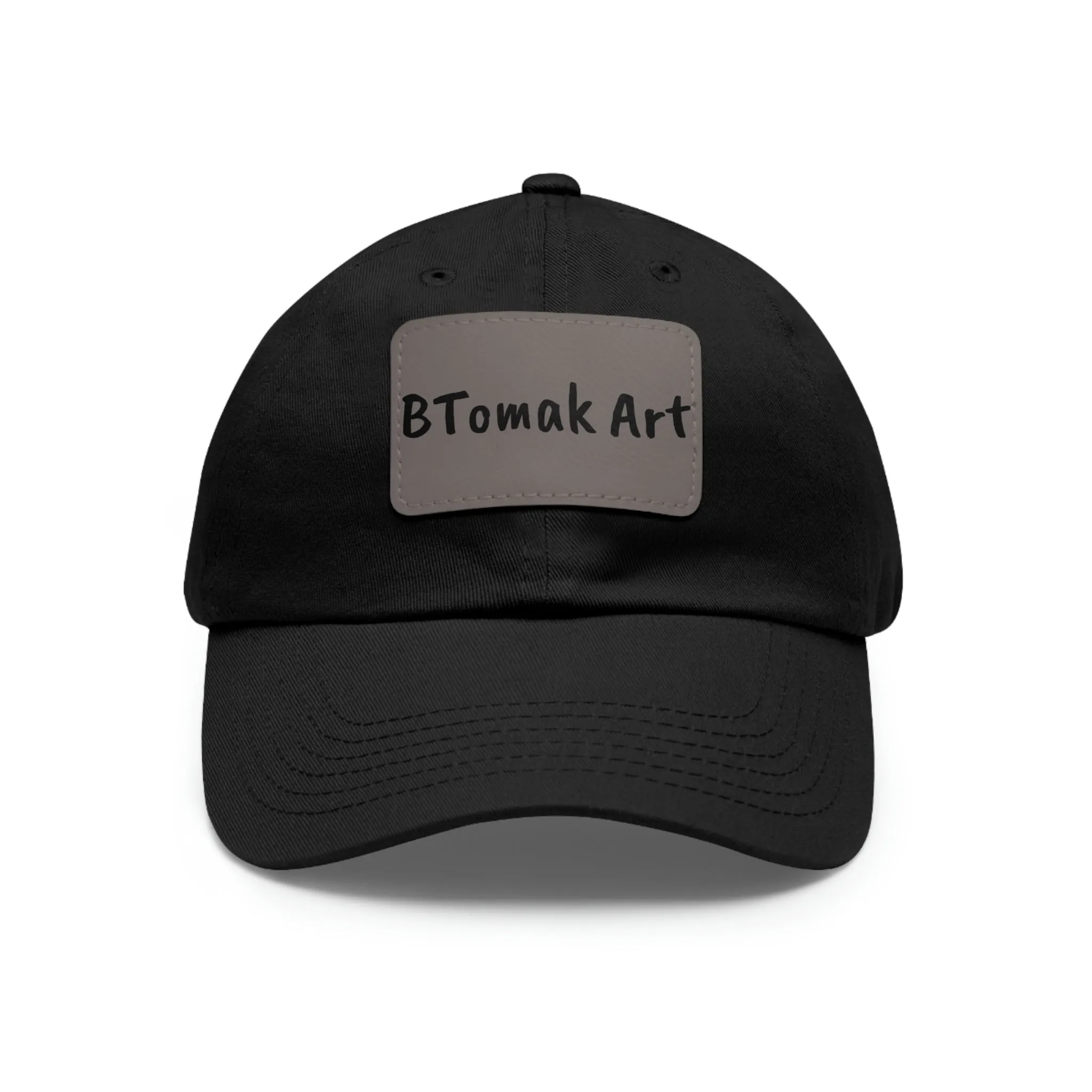 BTomak Art Dad Hat with Leather Patch