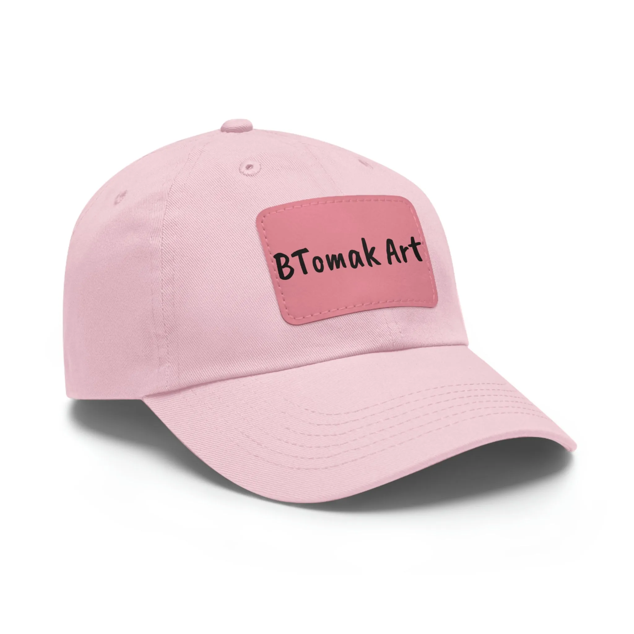 BTomak Art Dad Hat with Leather Patch