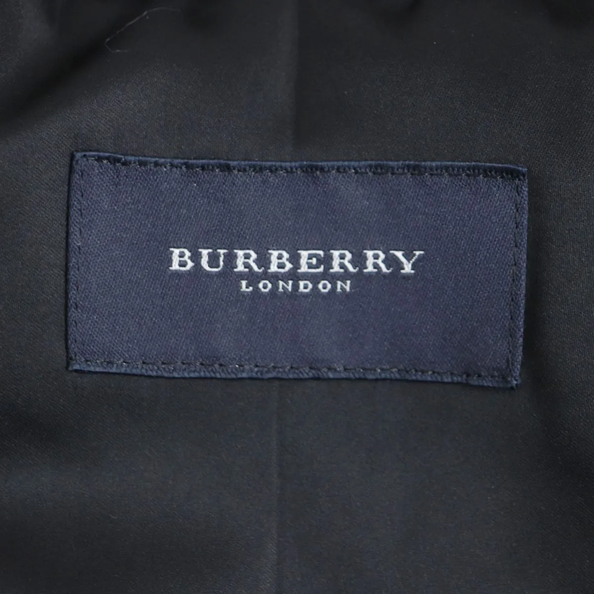 Burberry Wool Toggle Duffle Down Coat Black L