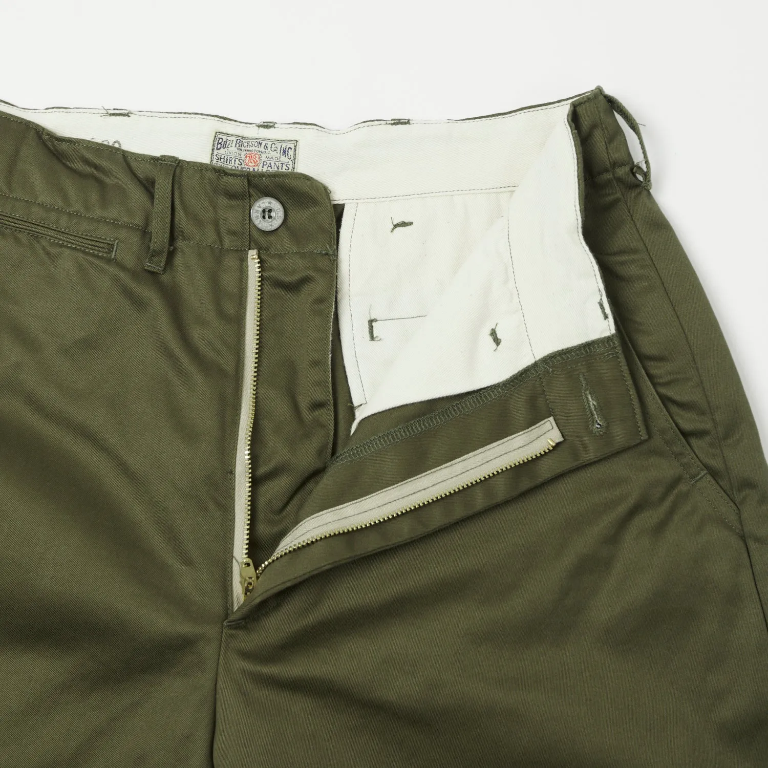 Buzz Rickson's 1945 Chino Short - Olive