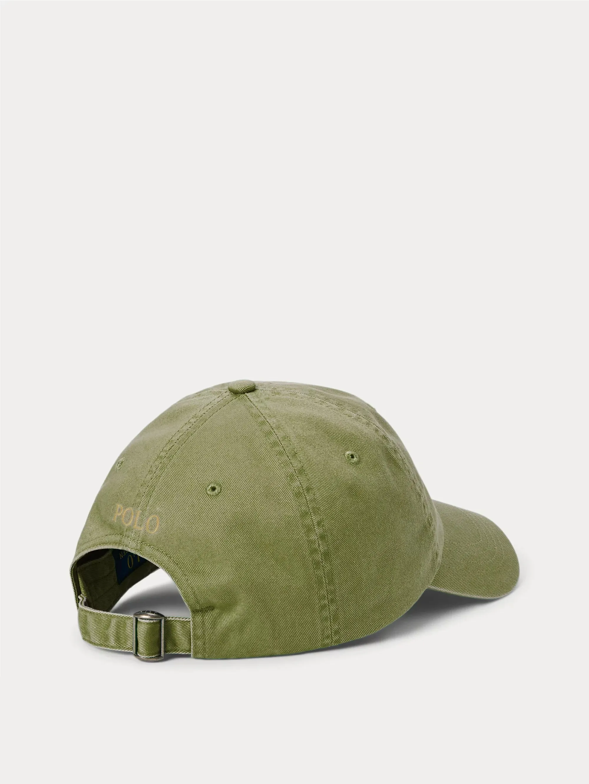 Cappello da Baseball in Chino di Cotone Verde