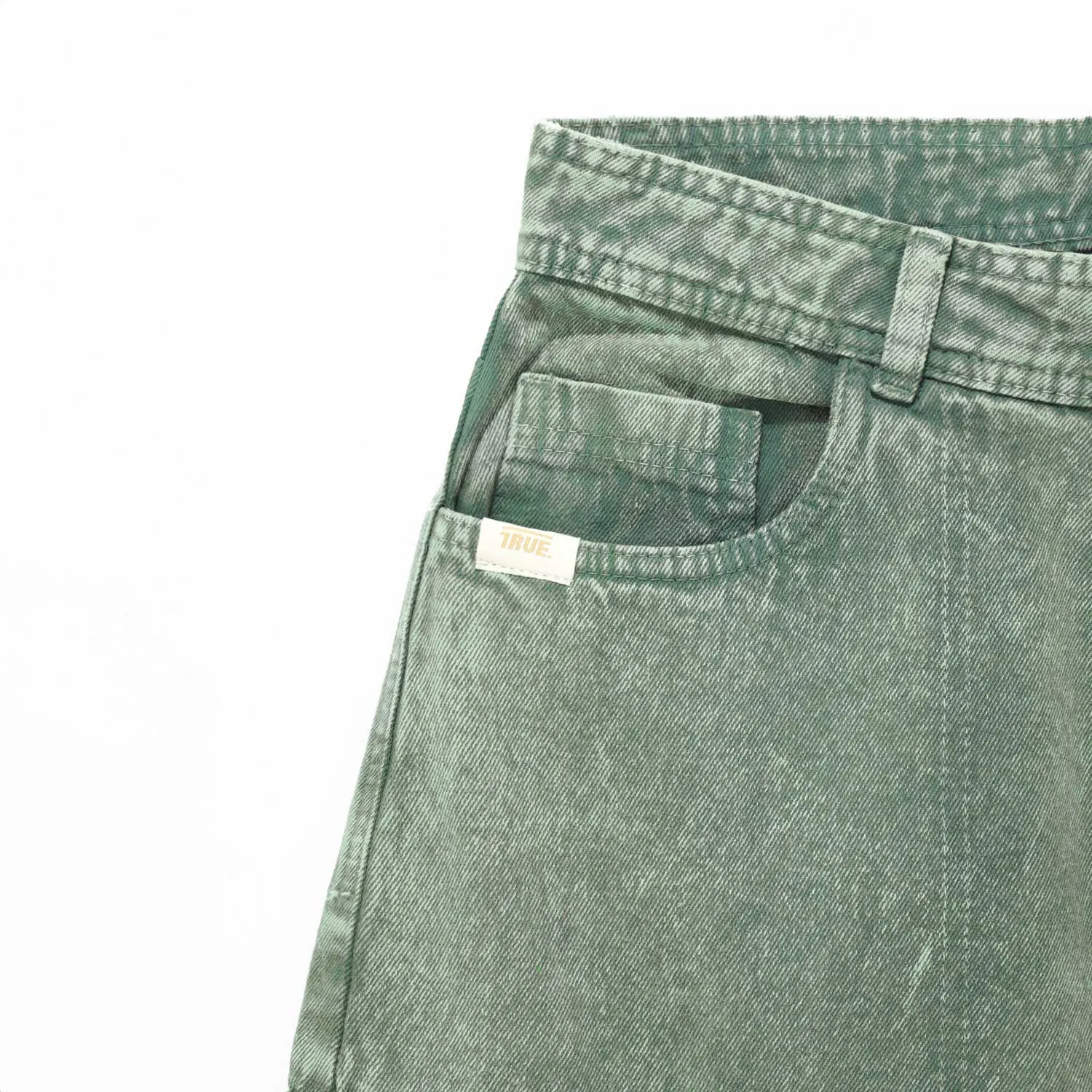 Cargo Multi-Pocket Pants - Washed Green