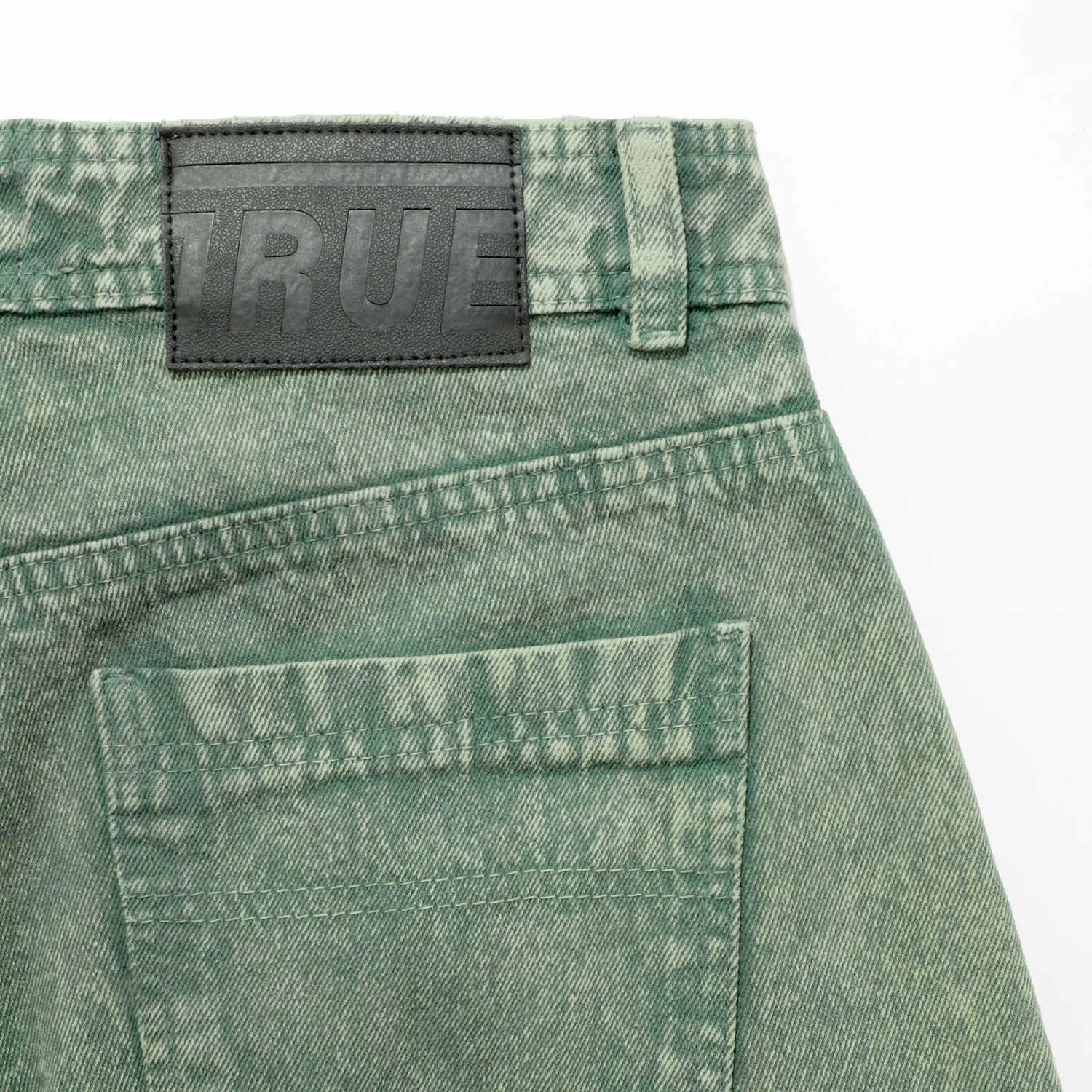 Cargo Multi-Pocket Pants - Washed Green