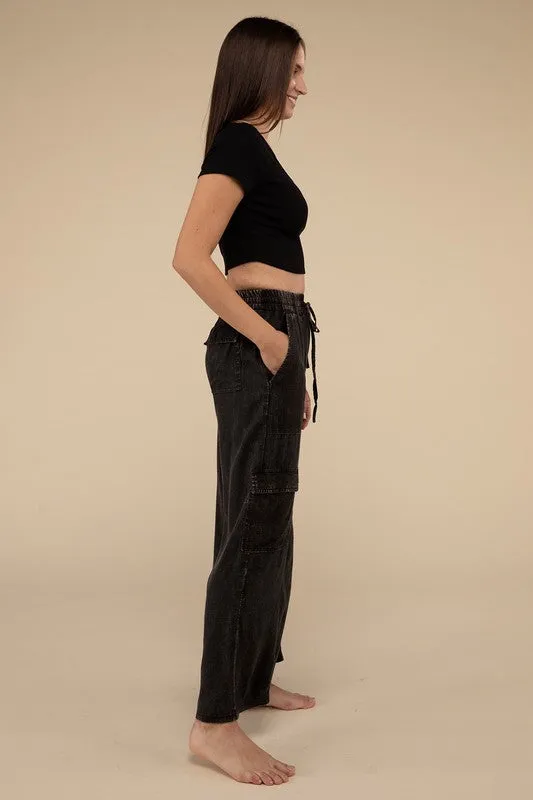 Cargo Pants with Elastic Waist *Online Only*