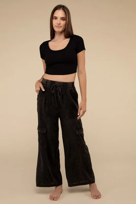 Cargo Pants with Elastic Waist *Online Only*